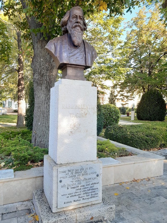 Tagore szobor Balatonfüreden